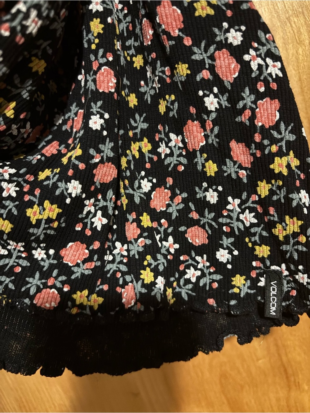 Volcom Brand Girls Dress, Beautiful Floral Printed Long-Sleeve Dress For Girls
